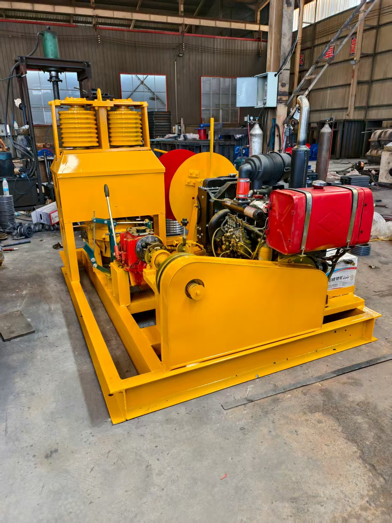 立式循环卷扬机技术参数表