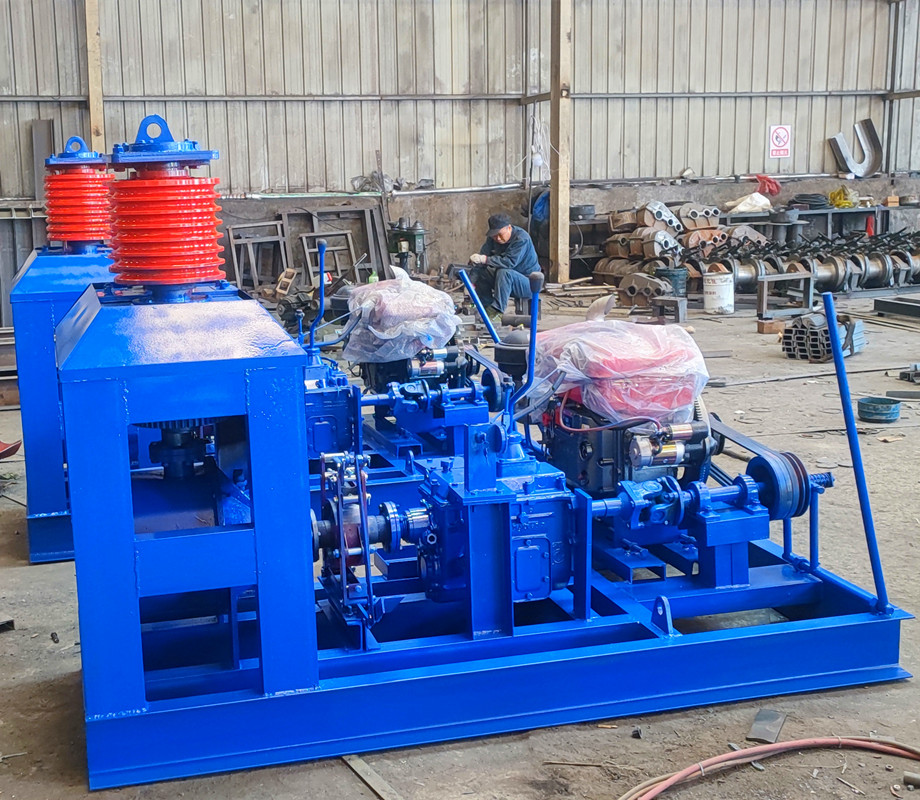 矿山场景卷扬机应用实拍