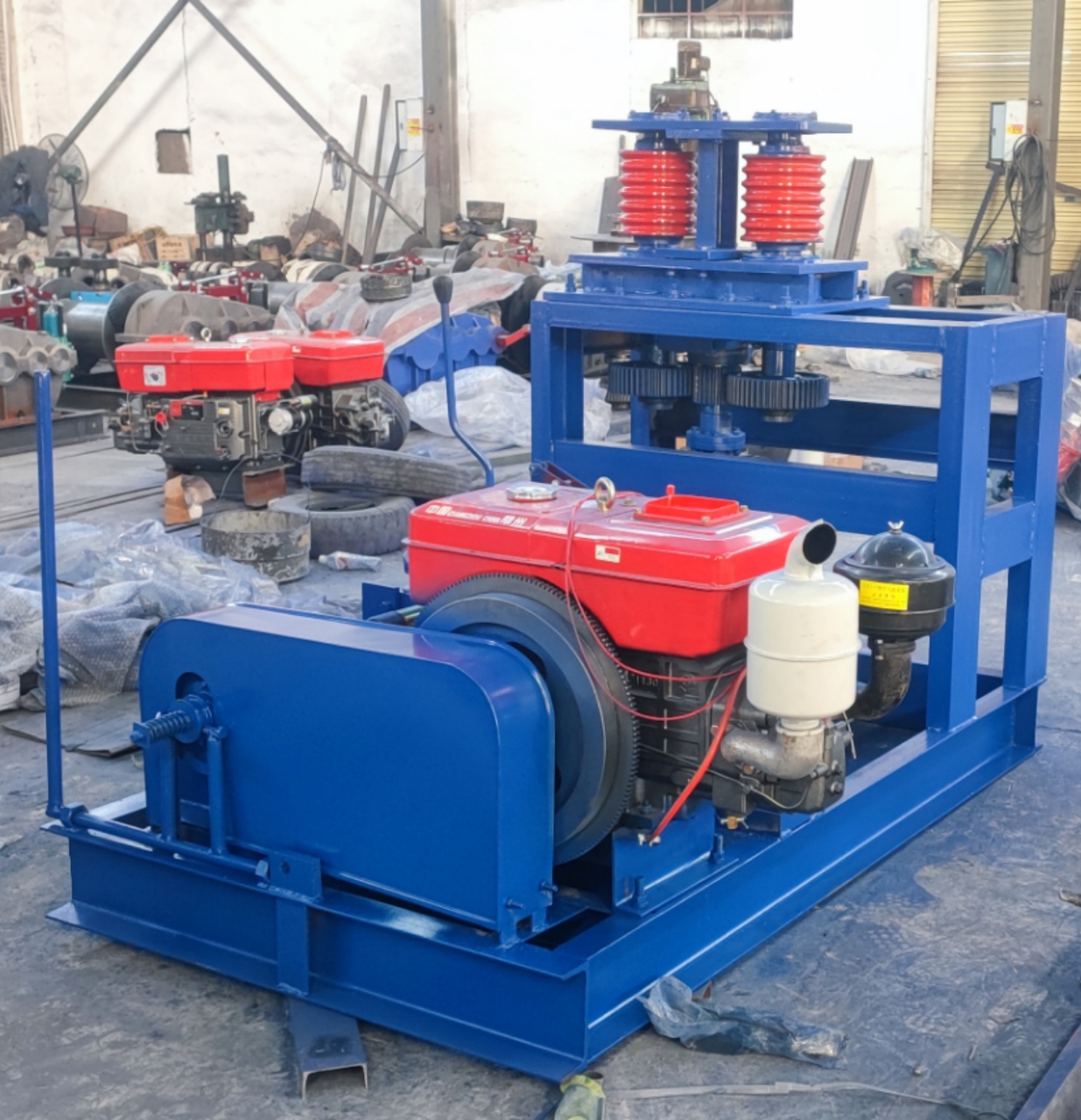 外挂变频卷扬机应用场景